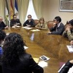 Alcaldesa con alcaldes de Entidades Locales Autonomas
