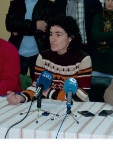 La alcaldesa Mendoza en una comparecencia de prensa